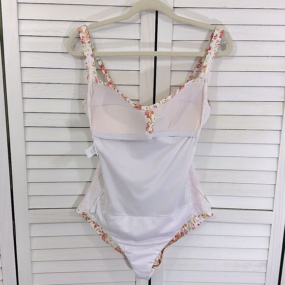 One Piece Swimsuit Size 14 Floral Emerald Bay NWOT - Picture 9 of 13